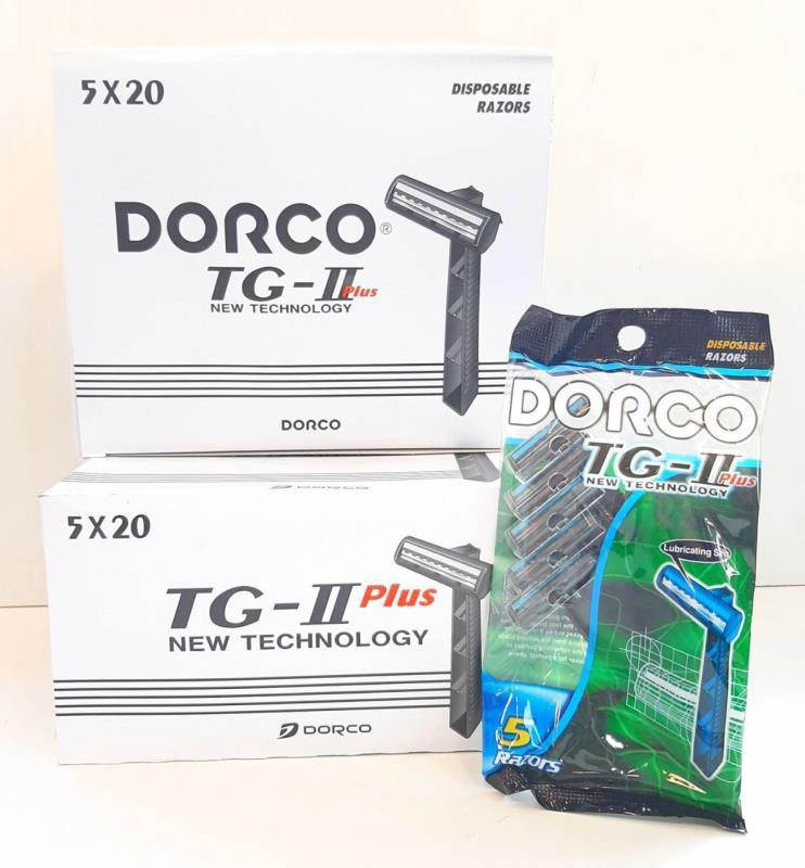 ژیلت صابون دار دورکو مدل TG708NV پک 20 بسته 5عددی اصلی