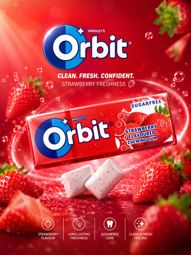 آدامس اوربیت Orbit طرح جدید بسته 30 عددی ( غیر اصل)