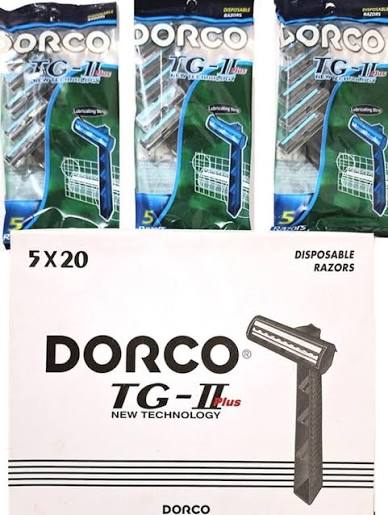 ژیلت صابون دار دورکو مدل TG708NV پک 20 بسته 5عددی اصلی