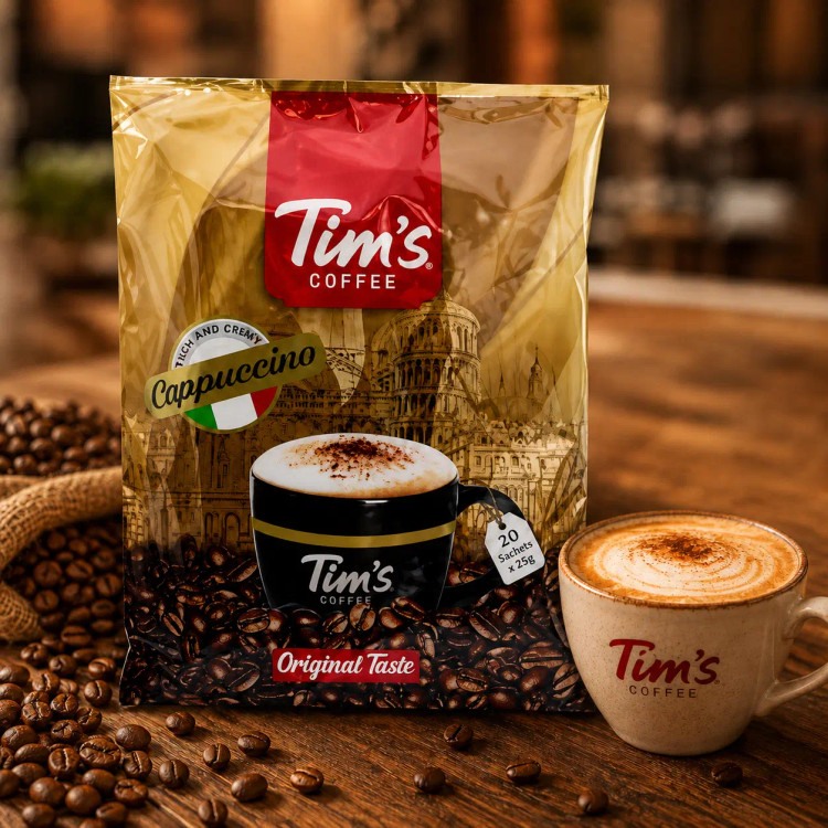 کاپوچینو تیمز Tims بسته 20 ساشه 25 گرمی